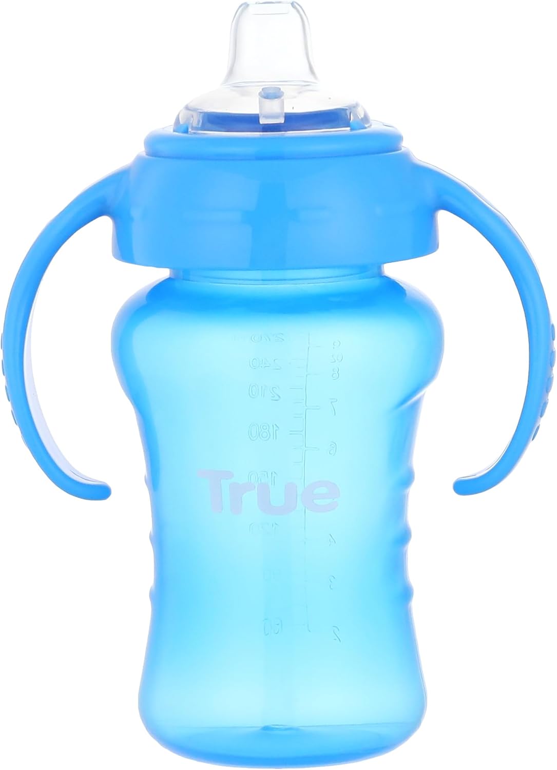 True Non-spill Cup with Weighted Sstraw 270ml – Blue