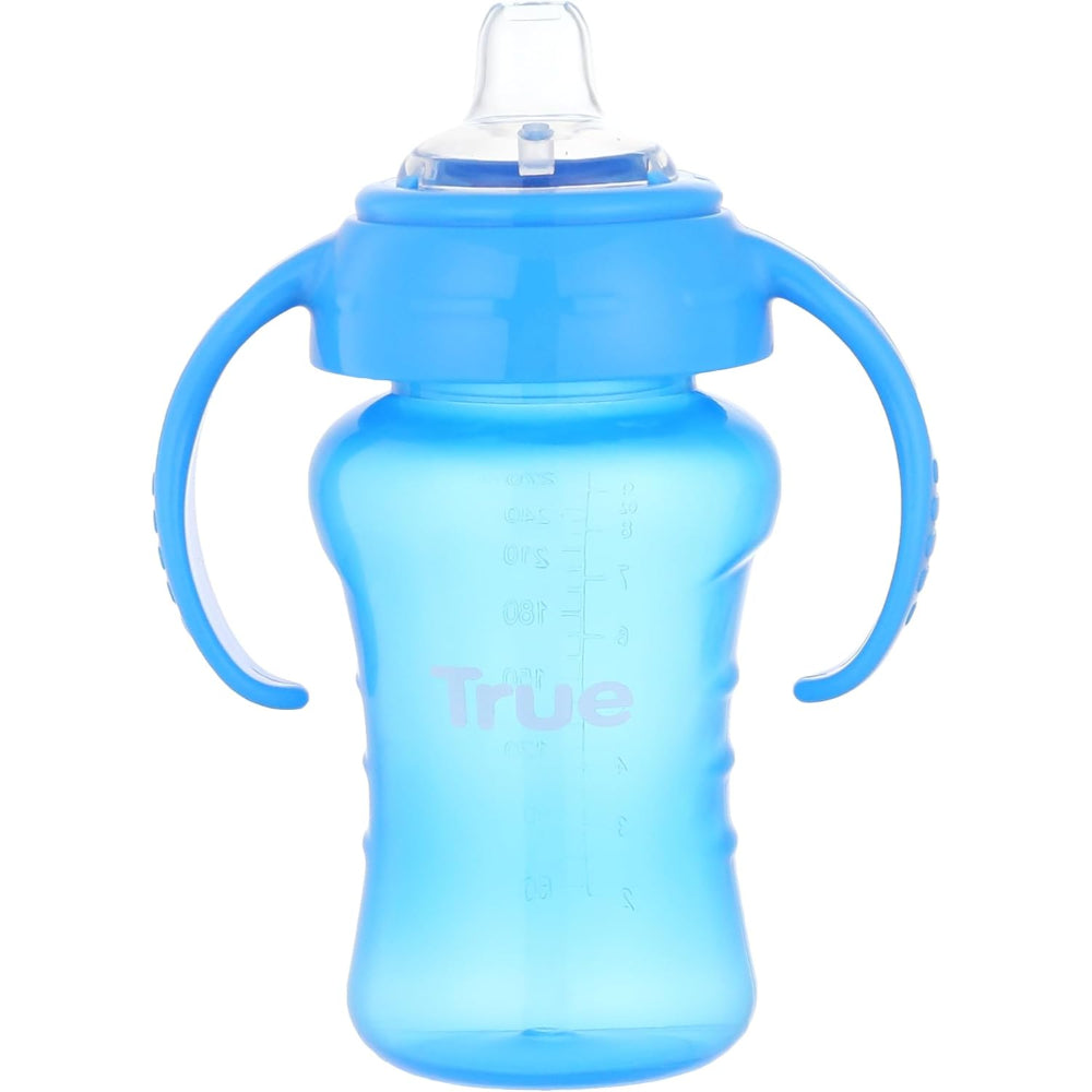 True Non-spill Cup with Weighted Sstraw 270ml – Blue