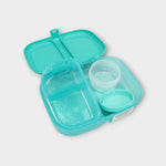 Turquoise 1.1 L Ribbon Lunch To Go With Mini Bite - Ourkids - Sistema