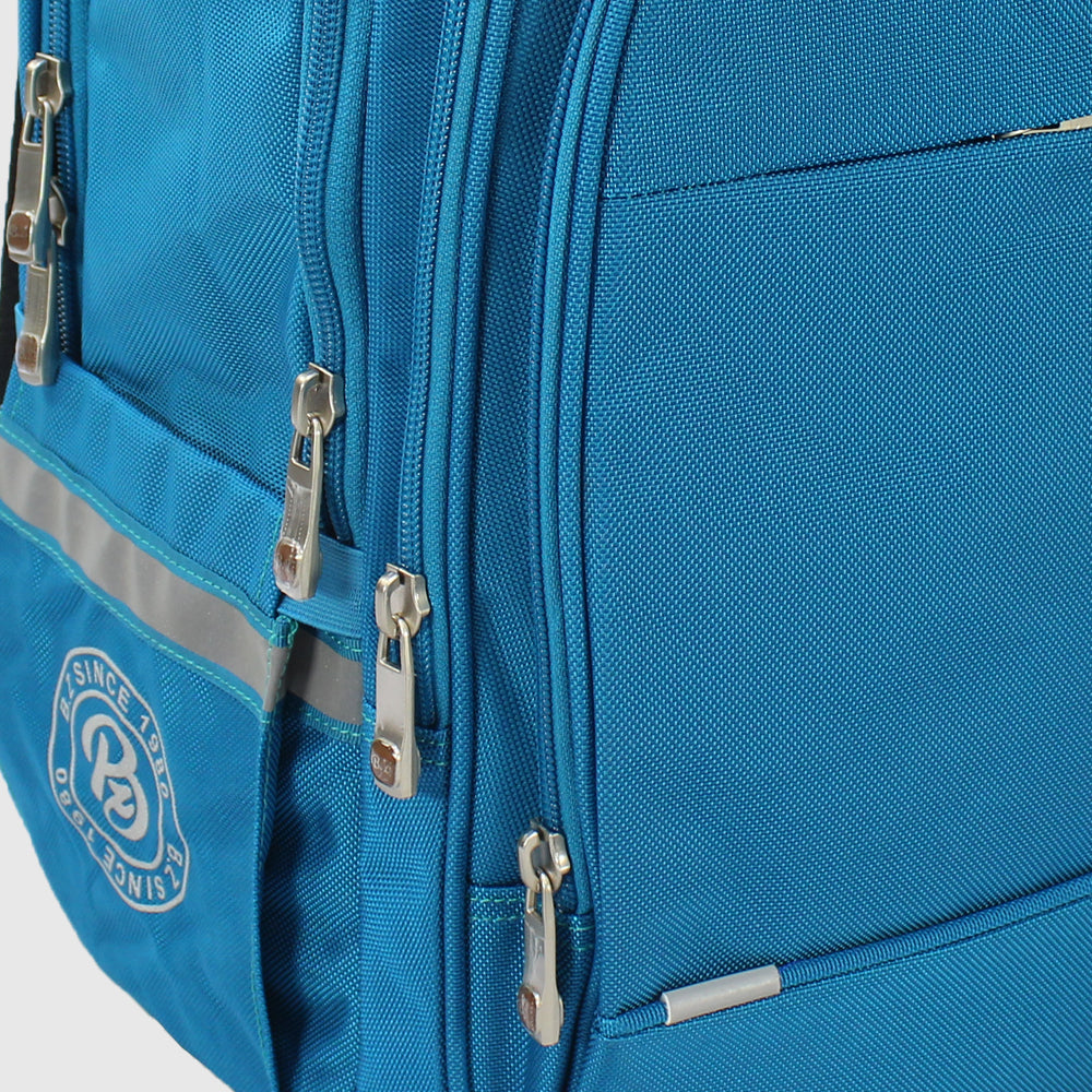 Turquoise 18 Inches Backpack + Pencil Case - Ourkids - B.Z.