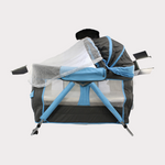 Turquoise Mini Rocking Baby Crib - Ourkids - Universal