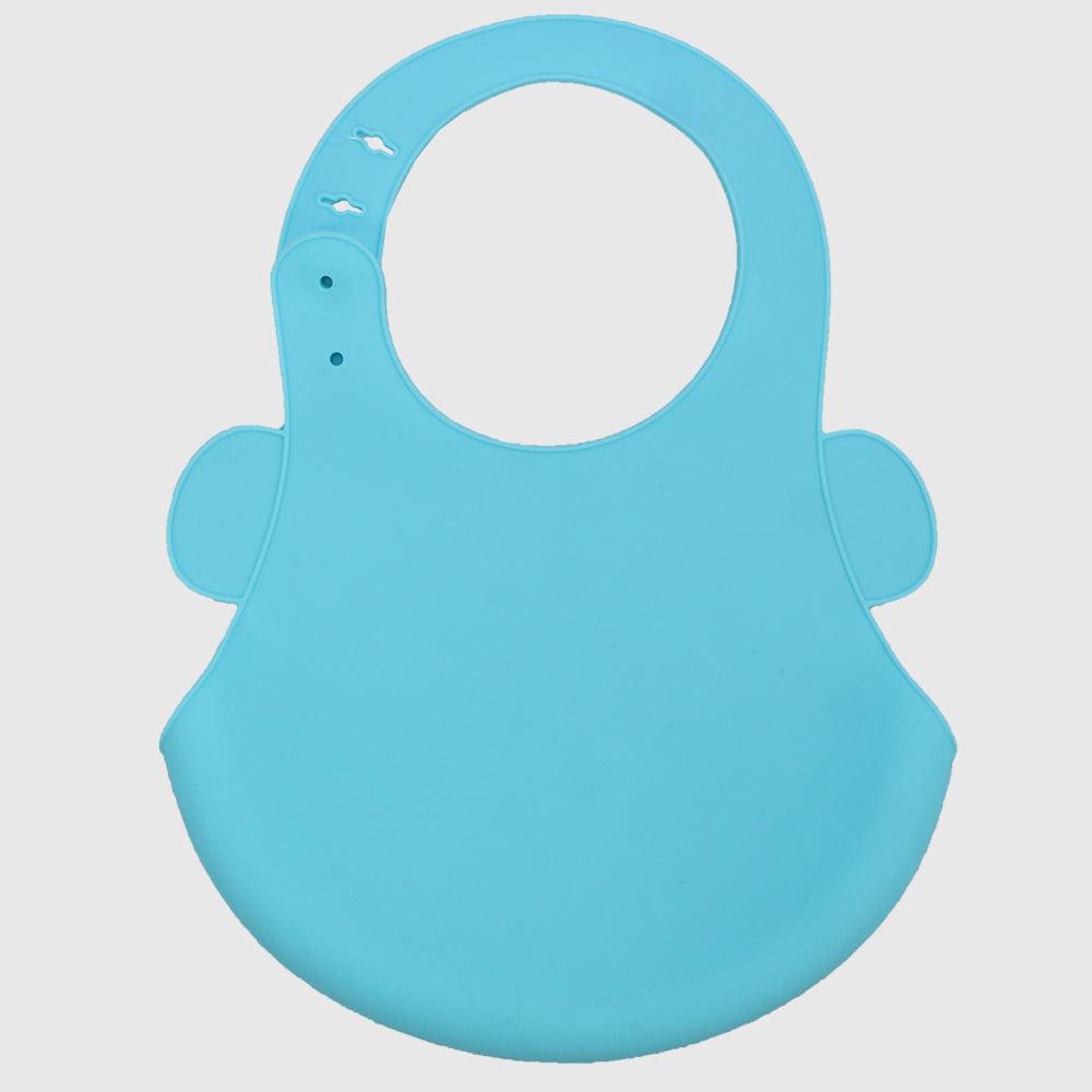 Turquoise Silicone Bib - Ourkids - Bella Bambino