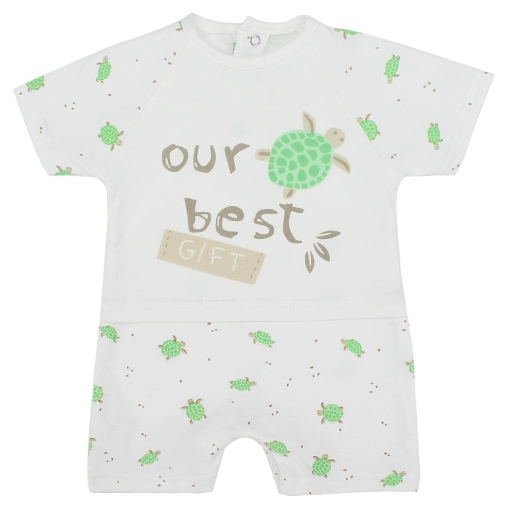 Turtles Short-Sleeved Onesie - Ourkids - Berceau