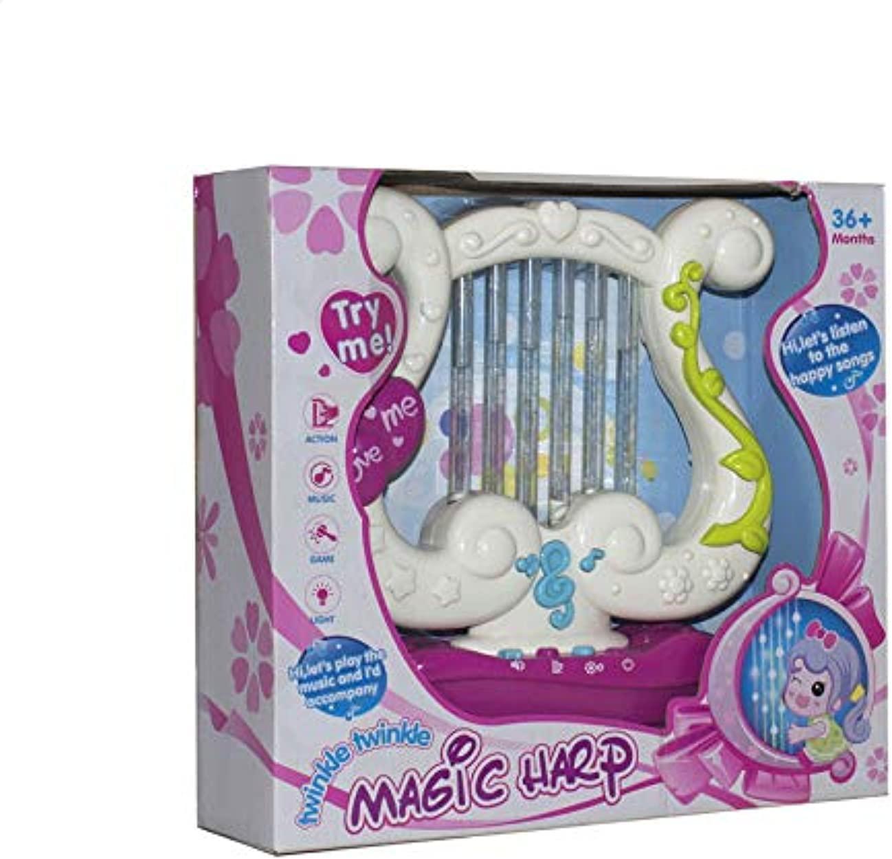 Twinkle Twinkle Electronic Magic Harp Toy for Girls - Ourkids - OKO