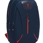 U.S. Polo Assn. Three Compartment Navy Blue Backpack - Ourkids - U.S. Polo Assn.