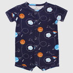 UFO Short-Sleeved Romper - Ourkids - Mini Me