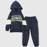 Ultimate Achievements Long-Sleeved Fleeced Hooded Pajama - Ourkids - JOKY