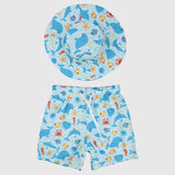 Under The Sea Swim Suit + Bucket Hat - Ourkids - Mini Me