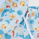 Under The Sea Swim Suit + Bucket Hat - Ourkids - Mini Me