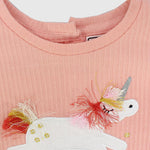 Unicorn Short-Sleeved Dress - Ourkids - Danda