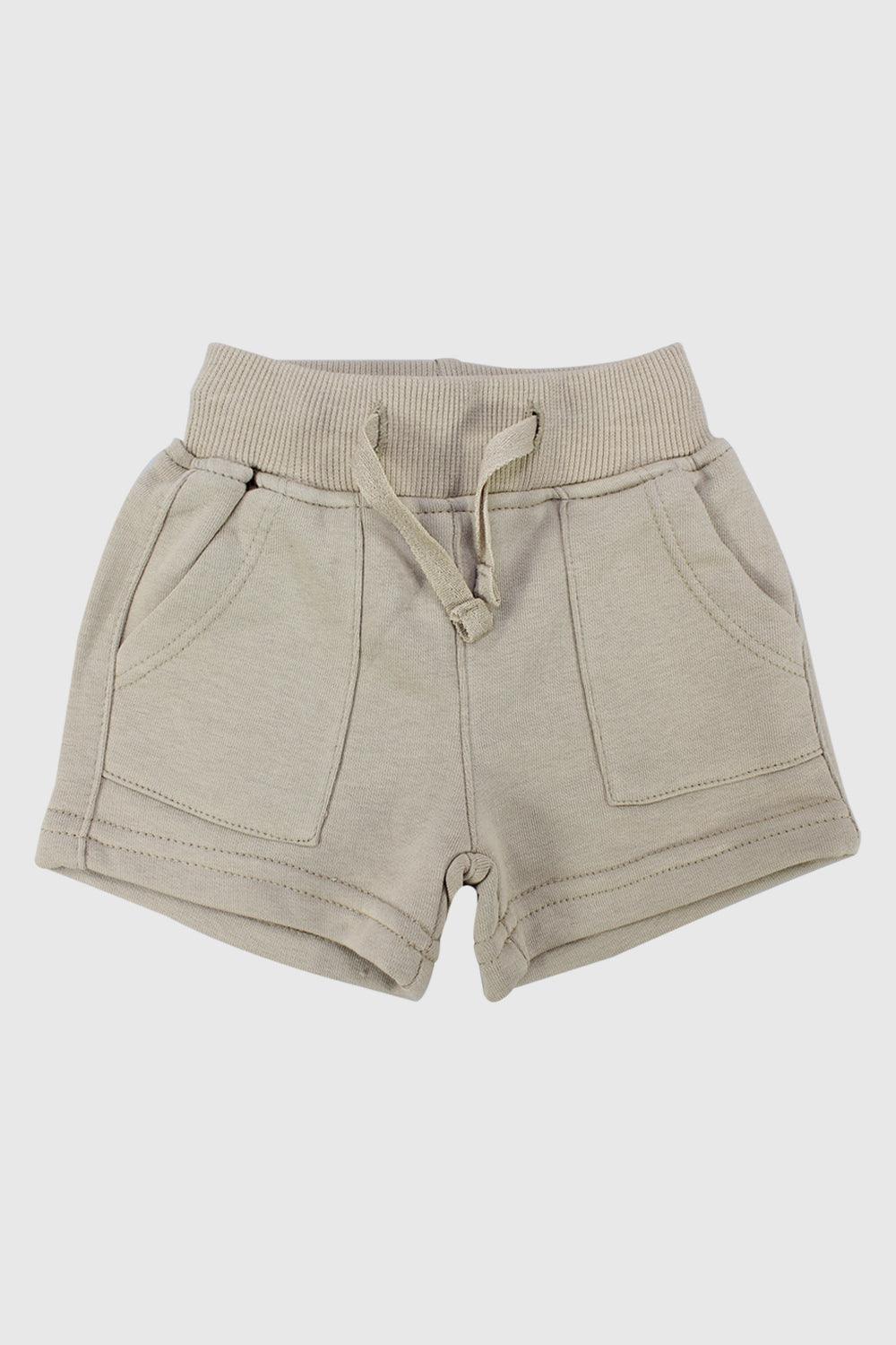 Unisex Beige Comfy Shorts - Ourkids - Playmore