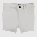 Unisex Beige Gabardine Shorts - Ourkids - Playmore