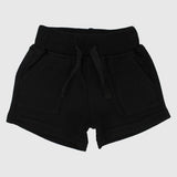 Unisex Black Comfy Shorts - Ourkids - Playmore