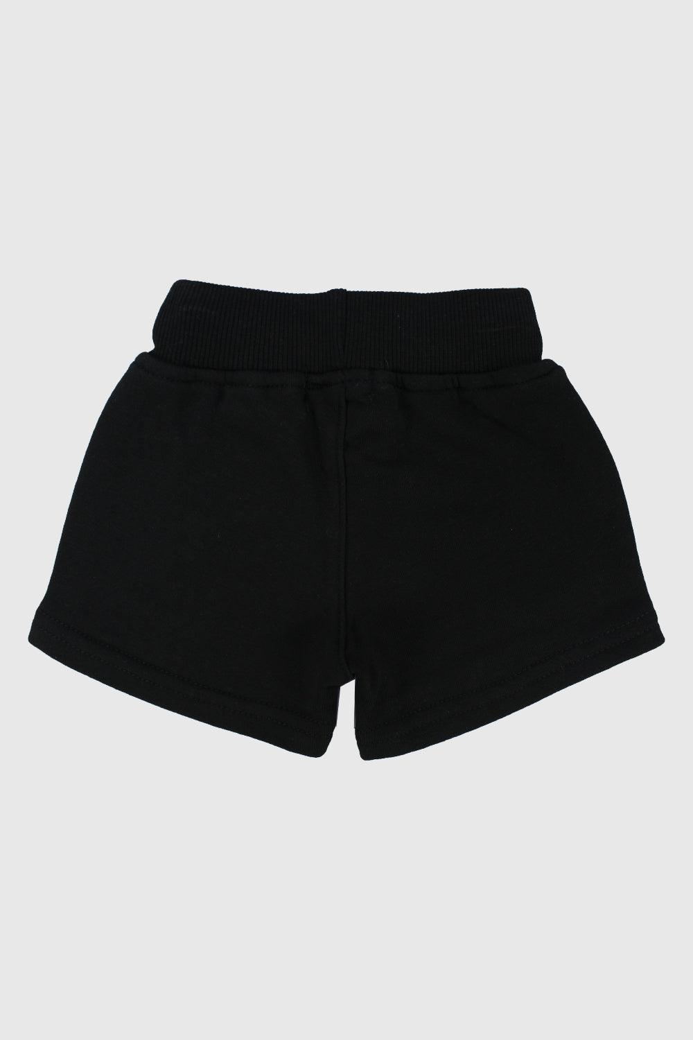 Unisex Black Comfy Shorts - Ourkids - Playmore