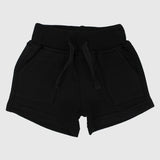 Unisex Black Comfy Shorts - Ourkids - Playmore