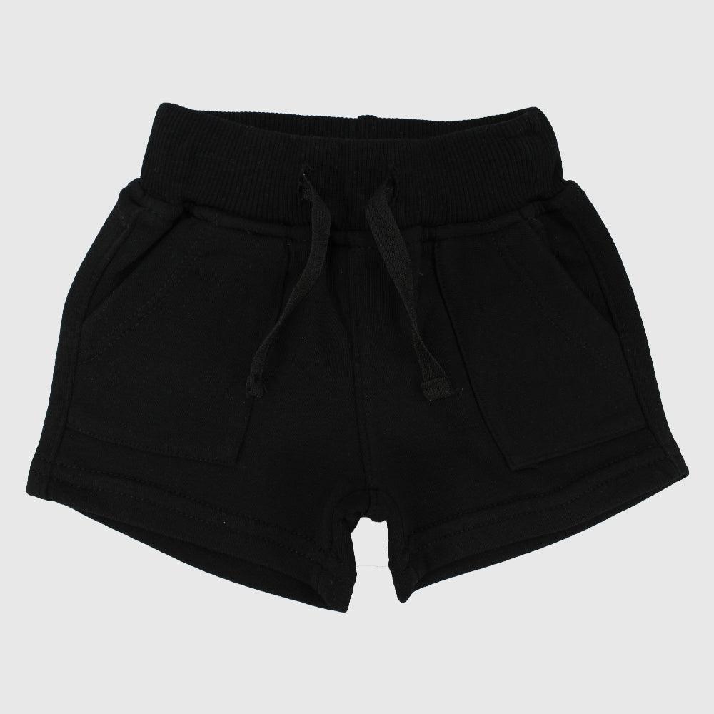 Unisex Black Comfy Shorts - Ourkids - Playmore