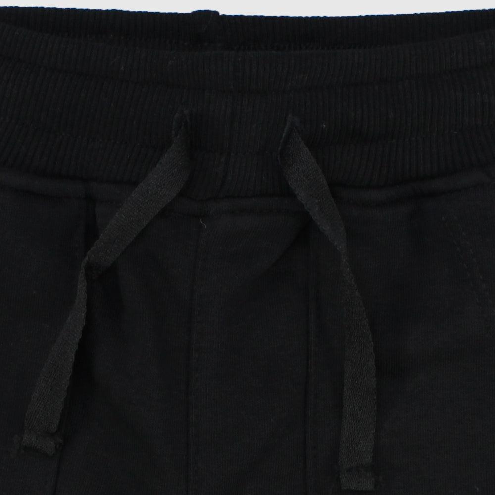 Unisex Black Comfy Shorts - Ourkids - Playmore