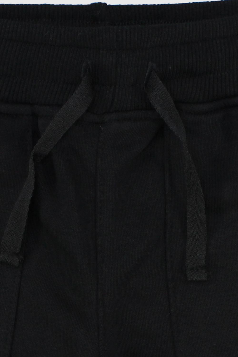 Unisex Black Comfy Shorts - Ourkids - Playmore