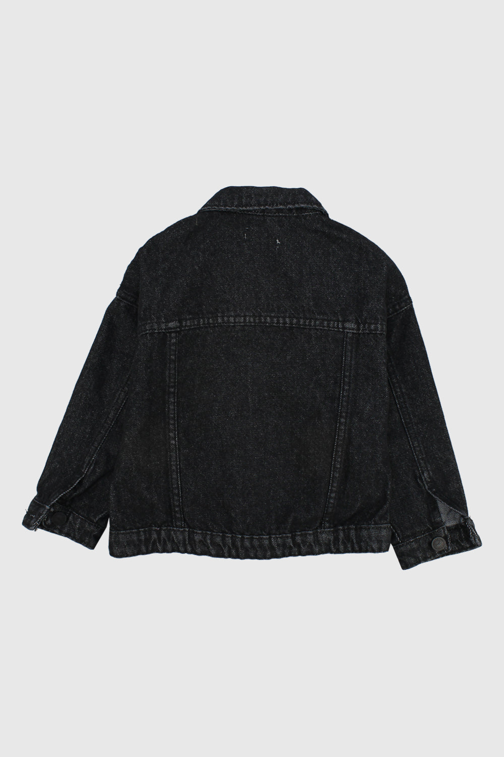 Unisex Black Jean Jacket - Ourkids - Playmore