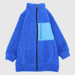 Unisex Blue Fur Jacket - Ourkids - Playmore