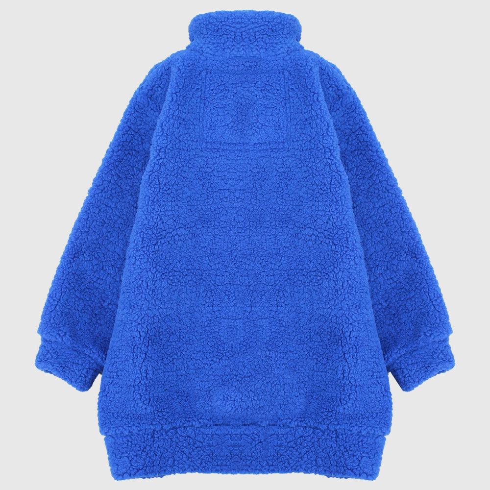 Unisex Blue Fur Jacket - Ourkids - Playmore