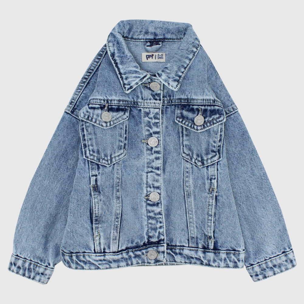 Unisex Blue Jean Jacket - Ourkids - Playmore