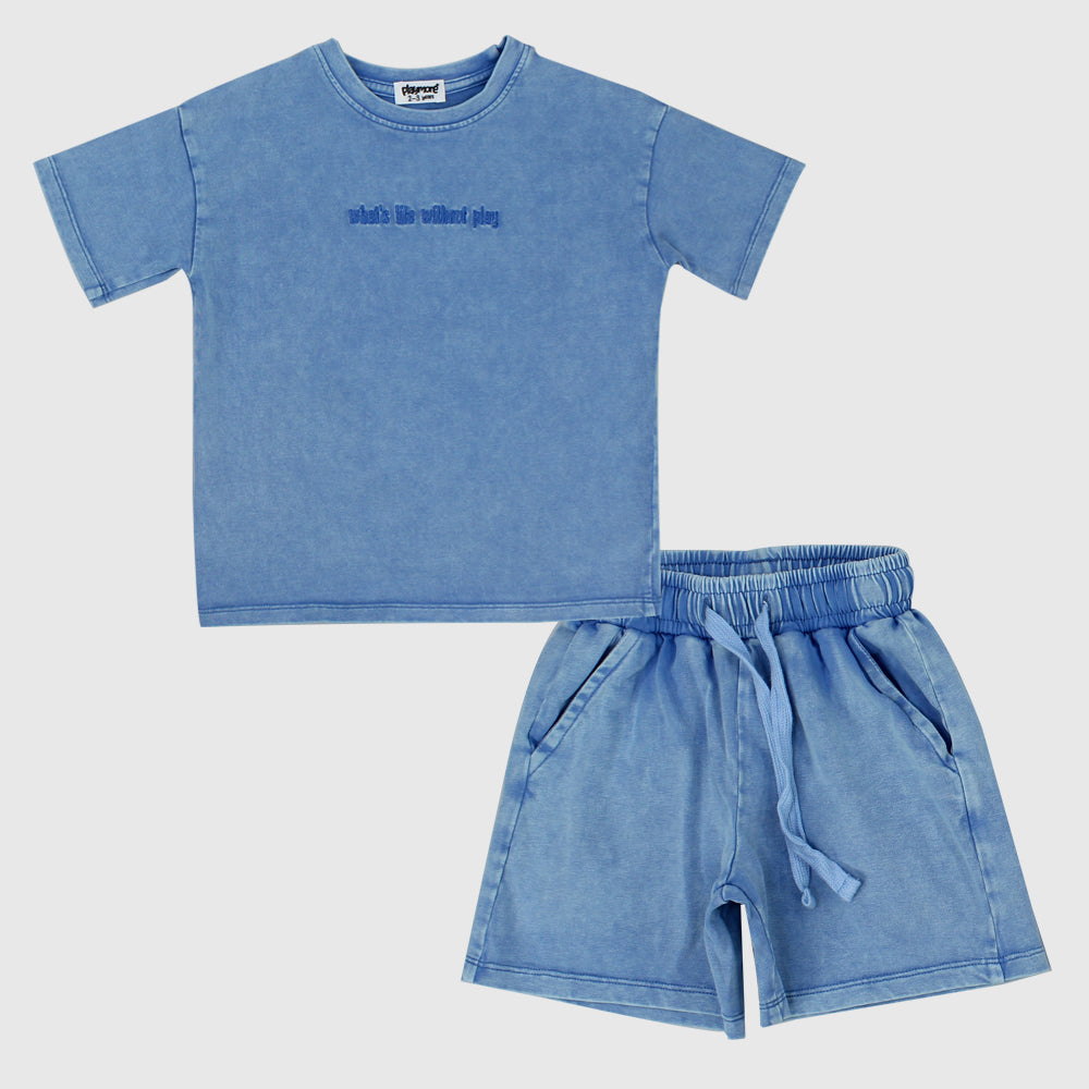 Unisex Blue Outfit Set - Ourkids - Playmore