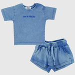 Unisex Blue Outfit Set - Ourkids - Playmore