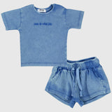 Unisex Blue Outfit Set - Ourkids - Playmore