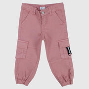 Unisex Dustypink Cargo Pants - Ourkids - Playmore