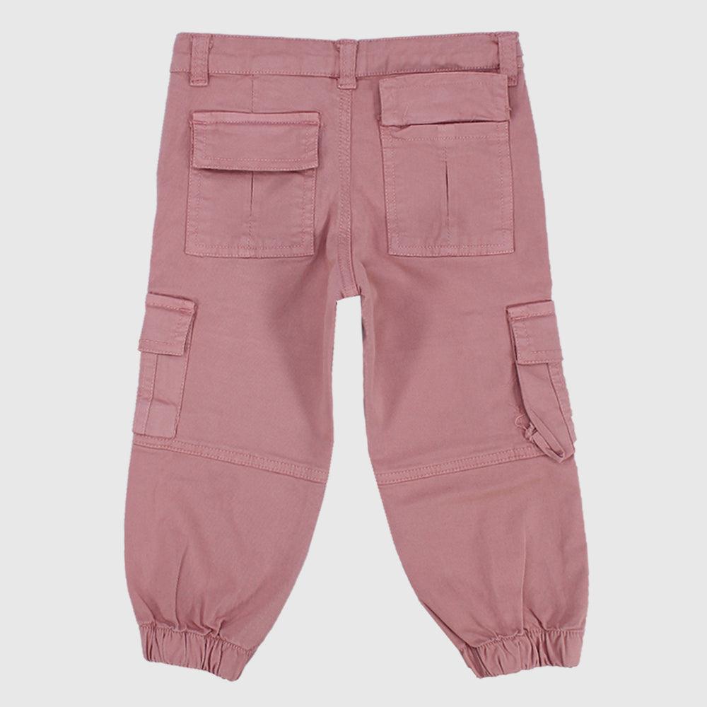 Unisex Dustypink Cargo Pants - Ourkids - Playmore