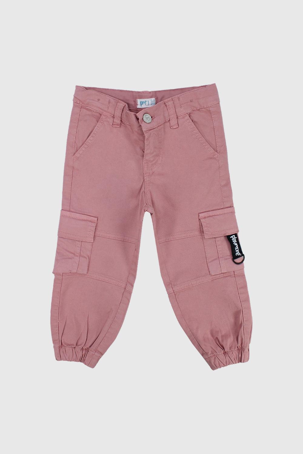 Unisex Dustypink Cargo Pants - Ourkids - Playmore