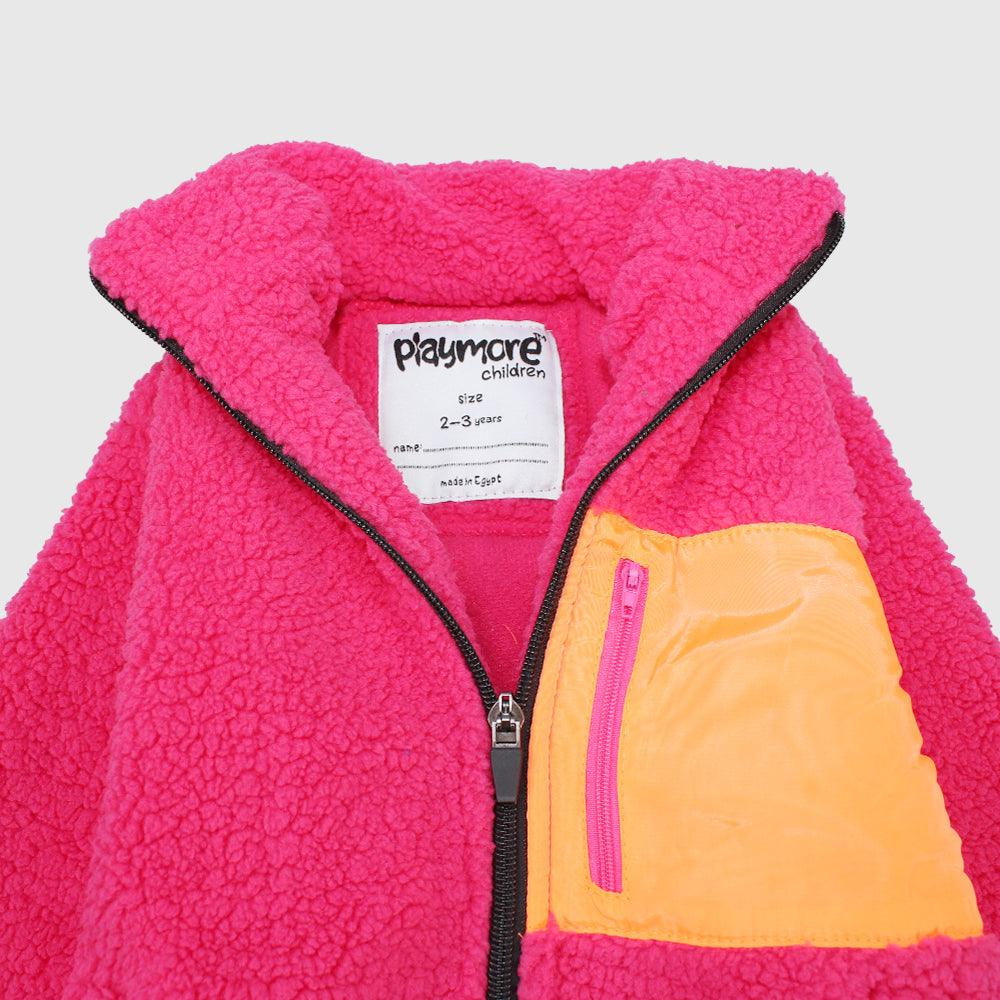 Unisex Fuchsia Fur Jacket - Ourkids - Playmore