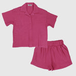 Unisex Fuchsia Outfit Set - Ourkids - Playmore