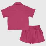 Unisex Fuchsia Outfit Set - Ourkids - Playmore