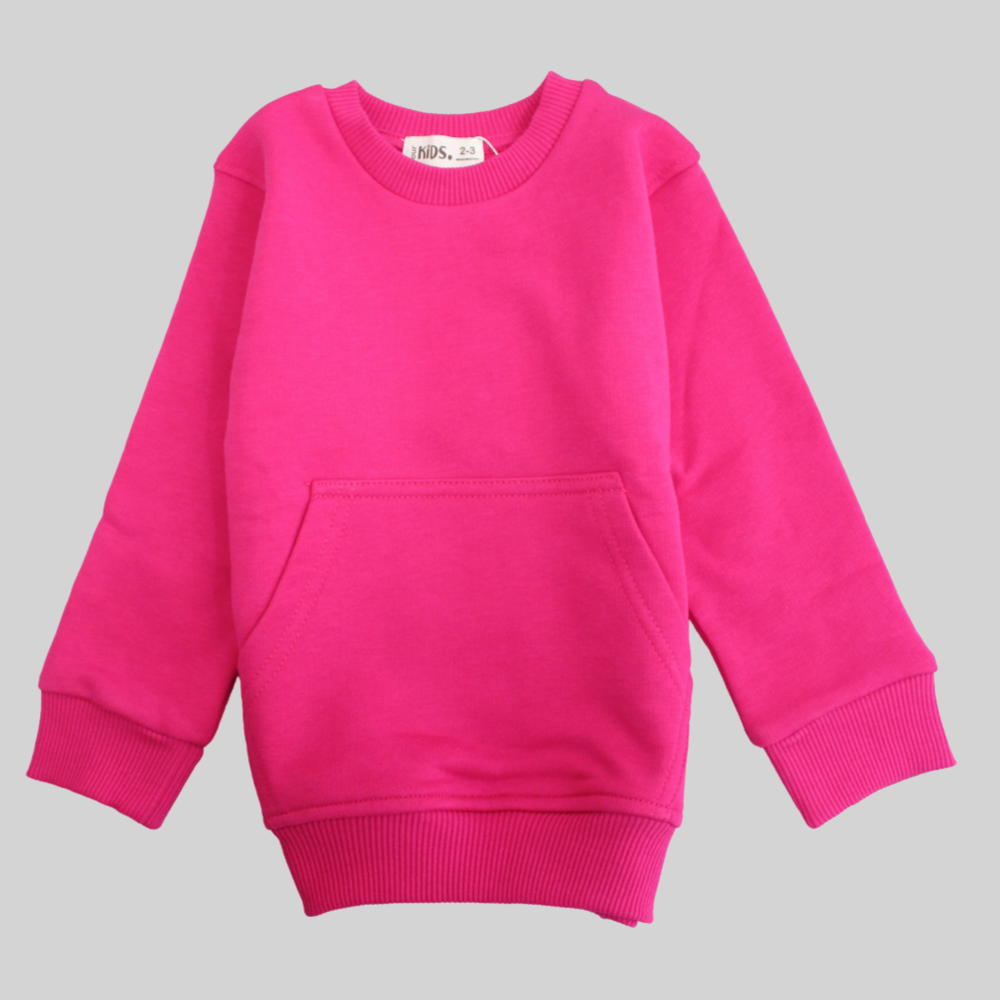 Unisex Fuchsia Sweatshirt - Ourkids - Ourkids