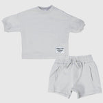 Unisex Grey 2-Piece Outfit Set - Ourkids - Playmore