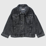 Unisex Grey Jean Jacket - Ourkids - Playmore