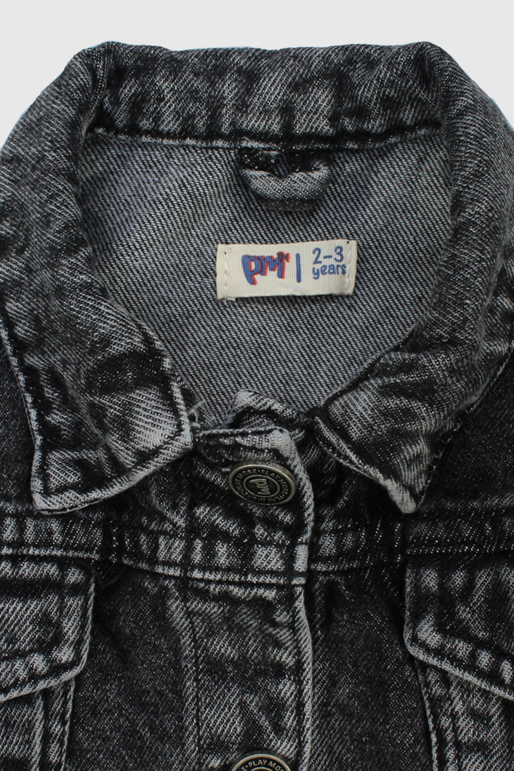 Unisex Grey Jean Jacket - Ourkids - Playmore