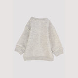 Unisex Grey Printed Sweatshirt - Ourkids - Playmore