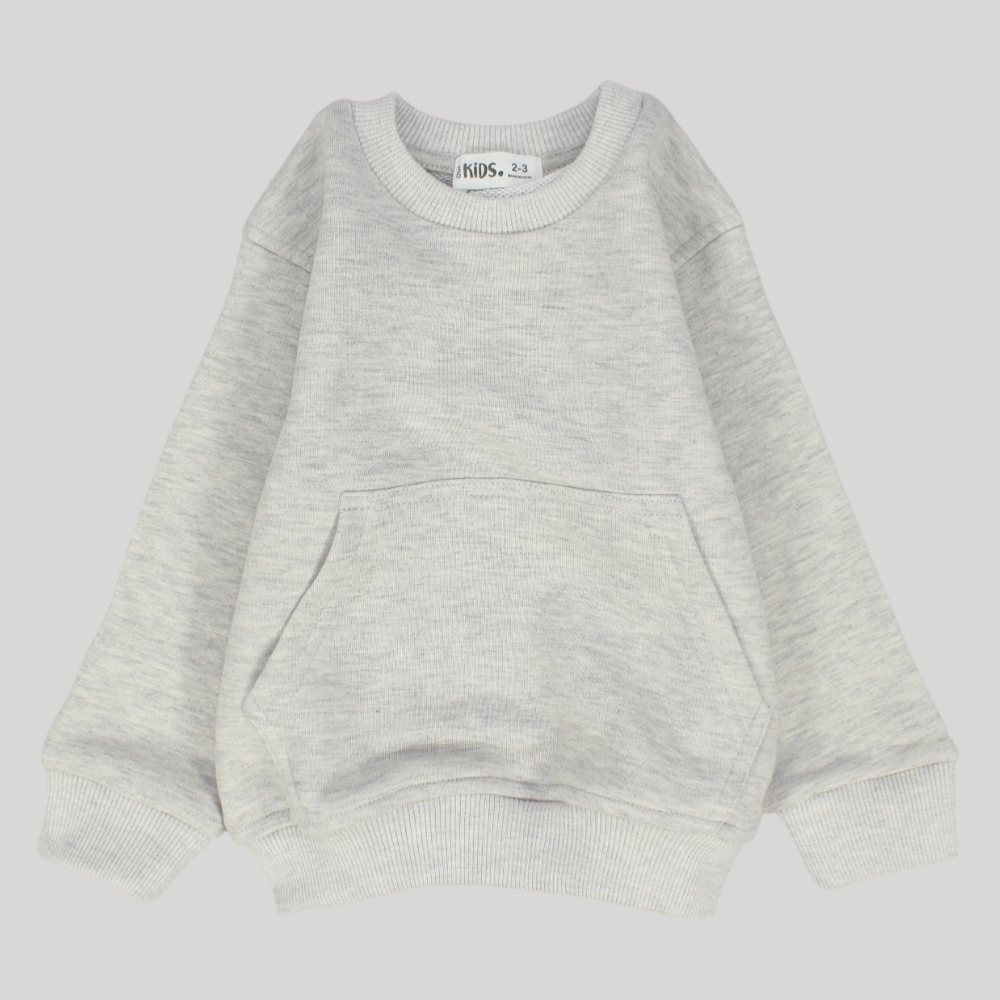 Unisex Grey Sweatshirt - Ourkids - Ourkids