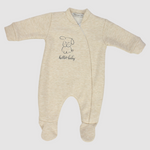 Unisex Little Puppy Long-Sleeved Baby Footie - Ourkids - Berceau