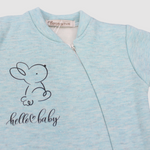 Unisex Little Puppy Long-Sleeved Baby Footie - Ourkids - Berceau