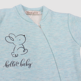 Unisex Little Puppy Long-Sleeved Baby Footie - Ourkids - Berceau