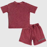 Unisex Maroon Outfit Set - Ourkids - Playmore