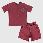 Unisex Maroon Outfit Set - Ourkids - Playmore