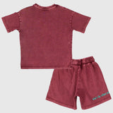 Unisex Maroon Outfit Set - Ourkids - Playmore