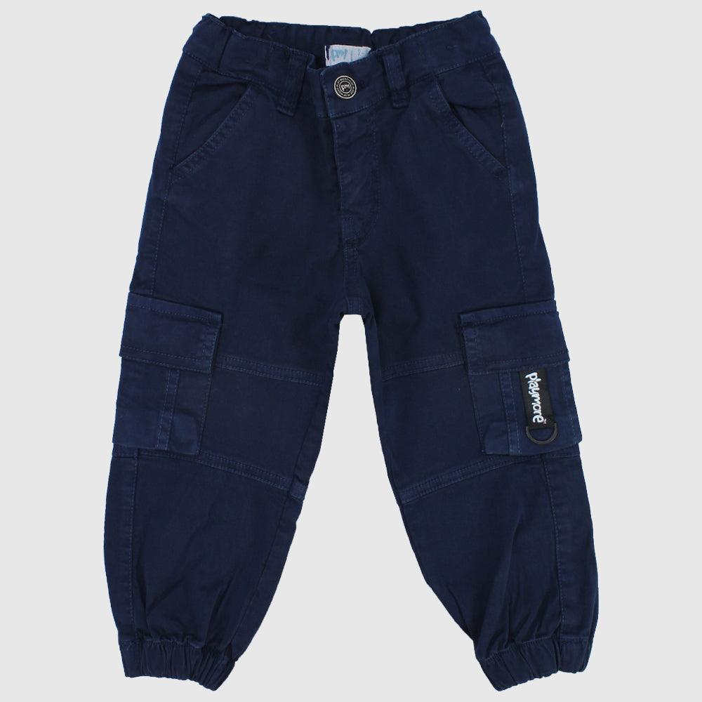 Unisex Navy Cargo Pants - Ourkids - Playmore