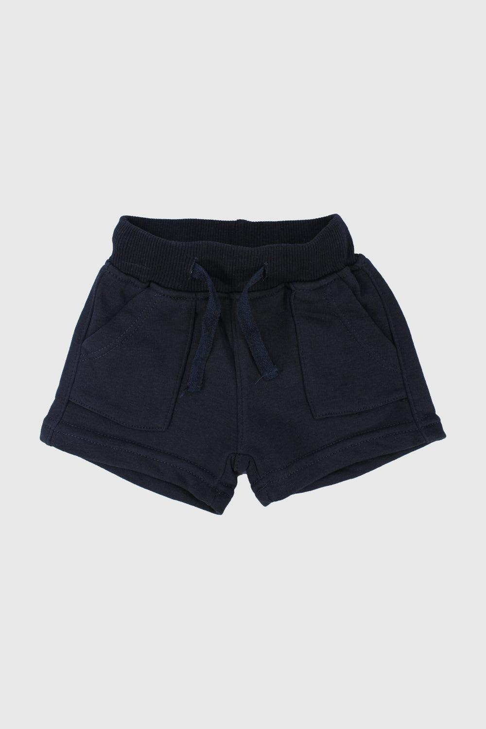 Unisex Navy Comfy Shorts - Ourkids - Playmore