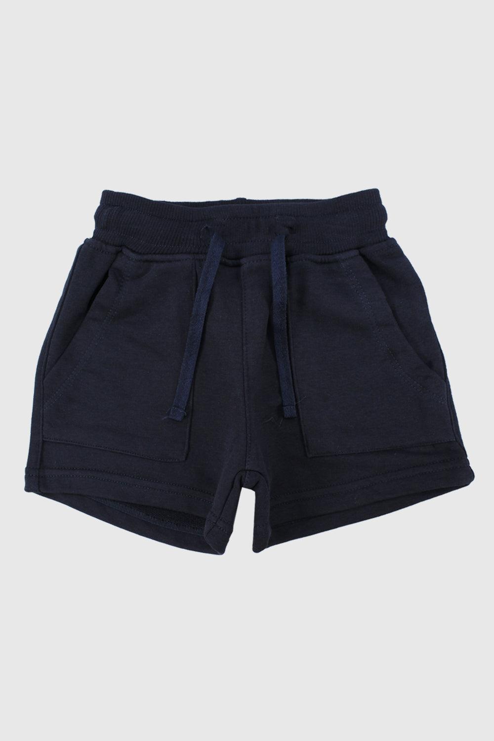 Unisex Navy Comfy Shorts - Ourkids - Playmore